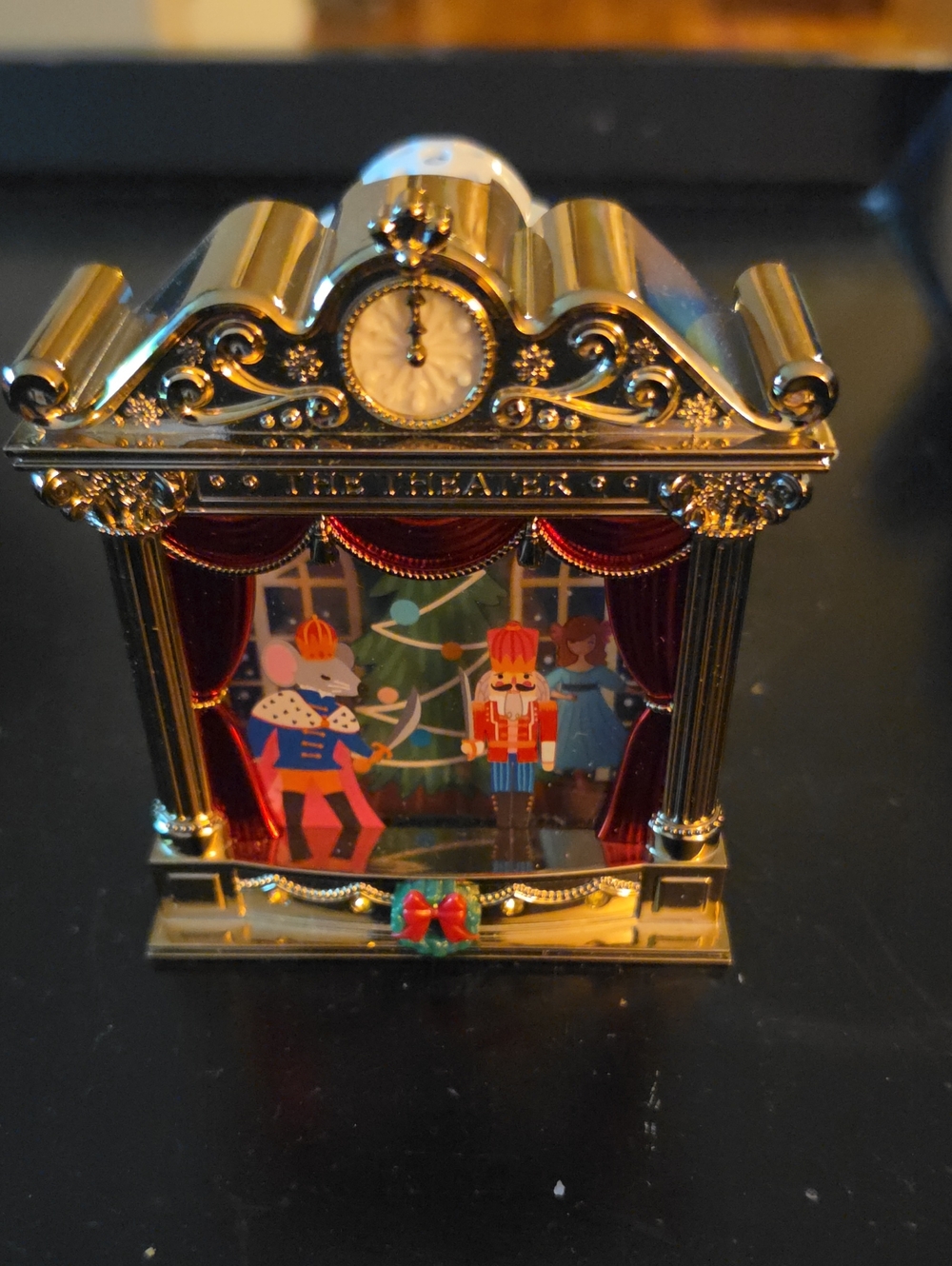 Bath & Body Works Gold Musical Nutcracker Theater Décor Wallflower